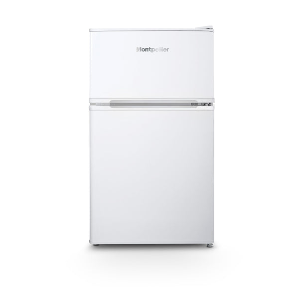 MONTPELLIER MS2035EW montpellier white under counter fridge freezer