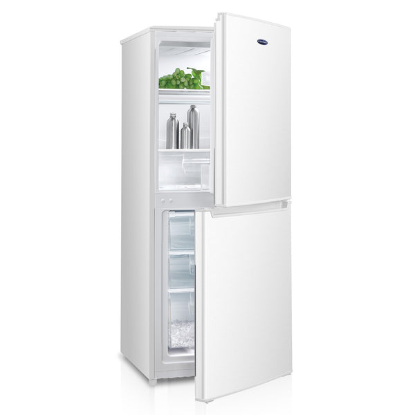 IceKing IK5558EW iceking white static 136cm tall fridge freezer