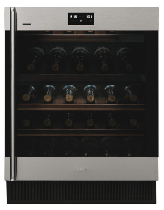 Wine Cooler, 38 Bottle, Underworktop, Wifi Enabled, Smeg Classic